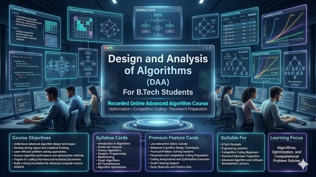 Design and Analysis of Algorithms (DAA)